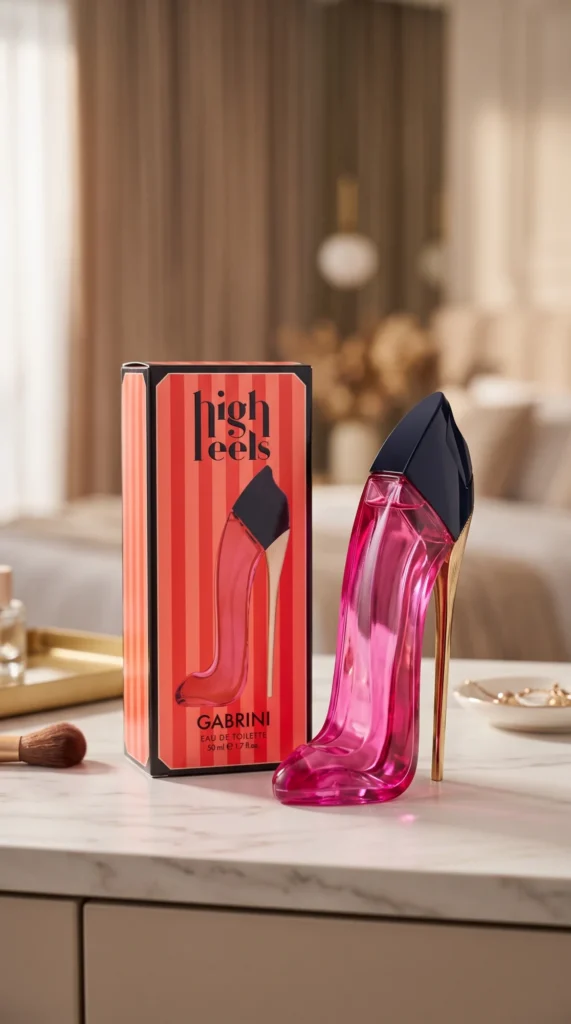 High Heels kadın parfümü şişeleri