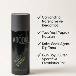 Arodia Malaysia Uomo deodorant