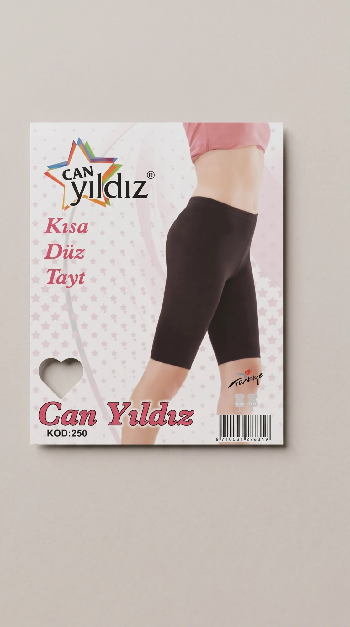 Siyah Kısa Kadın Tayt - Görsel 3