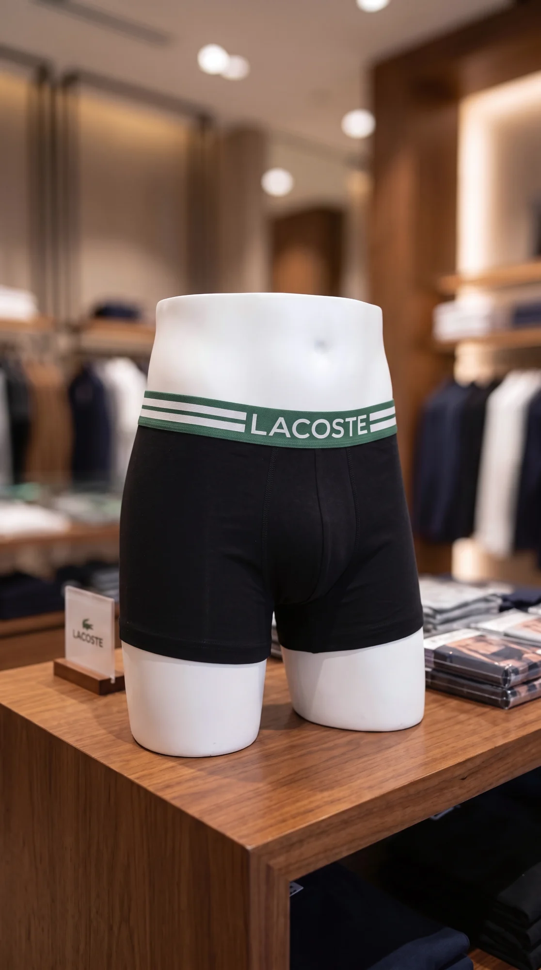 6 lı (Set) Lacoste Likralı Pamuklu Erkek Boxer - Görsel 2